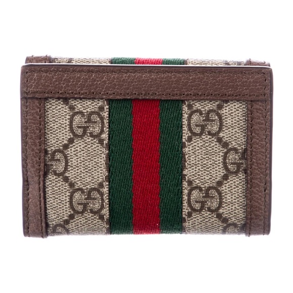 Gucci Ophidia GG Supreme Compact Wallet w/ Tags - Picture 2 of 4